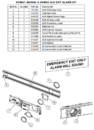 98/9949 ALK Exit Alarm Kit