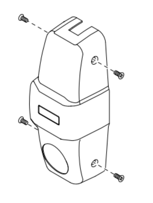 Picture of CC-CVR-2SI-98/9927 Center Case Cover Kit, Double Cylinder, Security Indicator