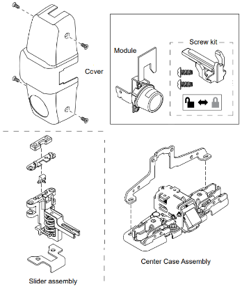 Picture of 2KIT-2-98/9957, 98/9957-2 Double Cylinder Conversion Kit