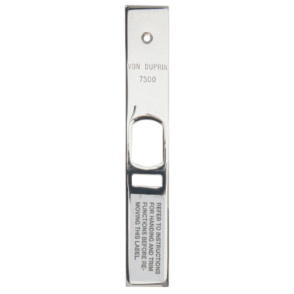 Von Duprin 968766 7500 Scalp Plate US32D Satin Stainless Steel