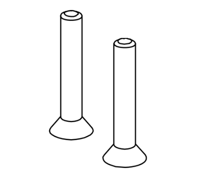 Von Duprin 090034 5547-F Plunger Release Bracket Screw Package