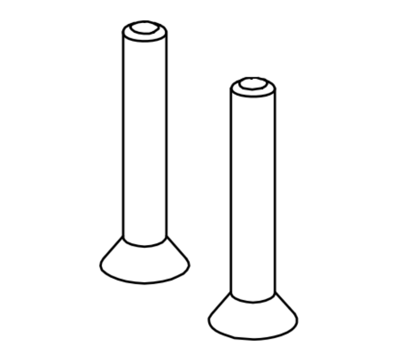 Von Duprin 090034 5547-F Plunger Release Bracket Screw Package
