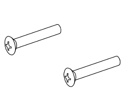 Von Duprin 090035 5547-F Flush Transom Release Bracket Screw Package