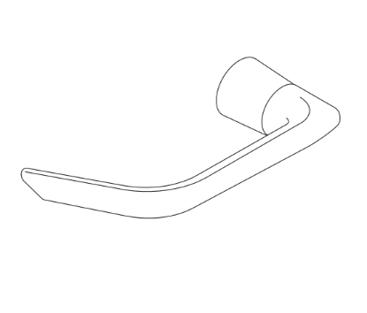 Von Duprin 044007 ME2LH Lever Kit for 996 RMV L/L-BE