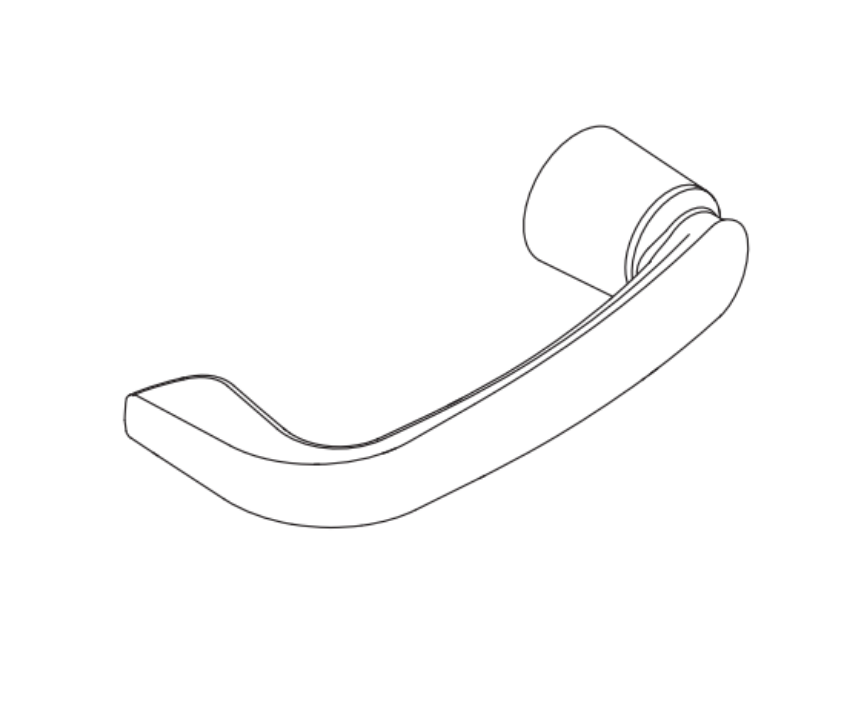 Von Duprin 114851 M84 Lever Kit for 996 RMV L/L-BE trim