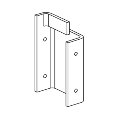 Von Duprin 971187 KR Inner Mullion Back Cover Plate