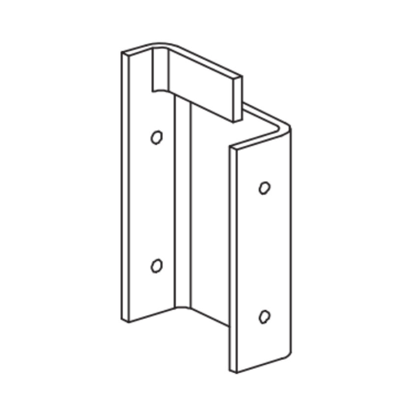 Von Duprin 971187 KR Inner Mullion Back Cover Plate