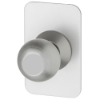 Von Duprin 210K-BE knob blank escutcheon in US28 Satin Aluminum