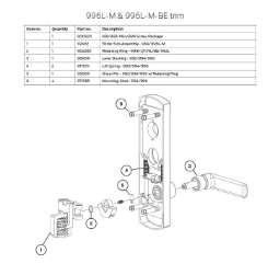 996L-M & 996L-M-BE trim 996L-M & 996L-M-BE trim