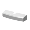 lcn 1250-72 slim line plastic cover 689 aluminum