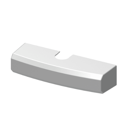 lcn 1250-72 slim line plastic cover 689 aluminum