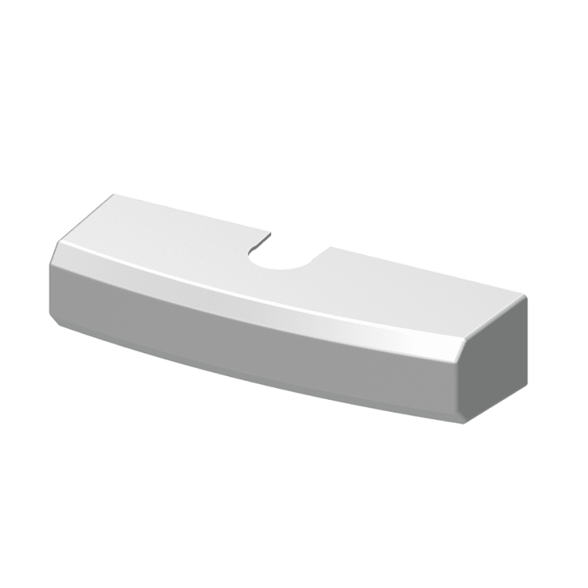 lcn 1250-72 slim line plastic cover 689 aluminum