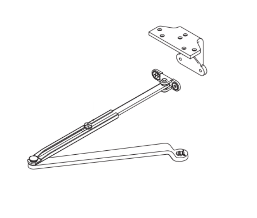 lcn 1250-3077/62a regular arm with 62a shoe