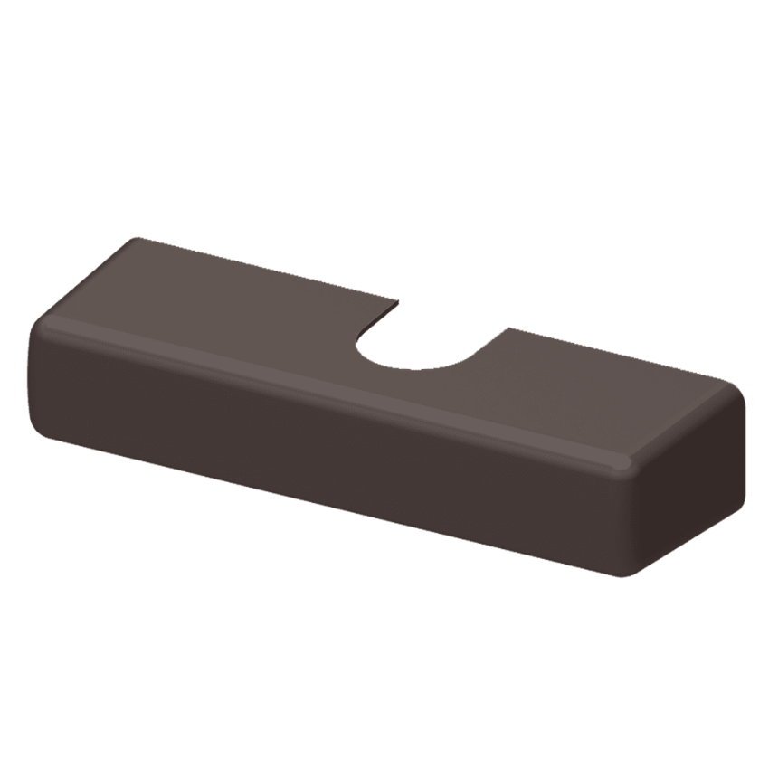 lcn 1260-72 slim line plastic cover dark bronze
