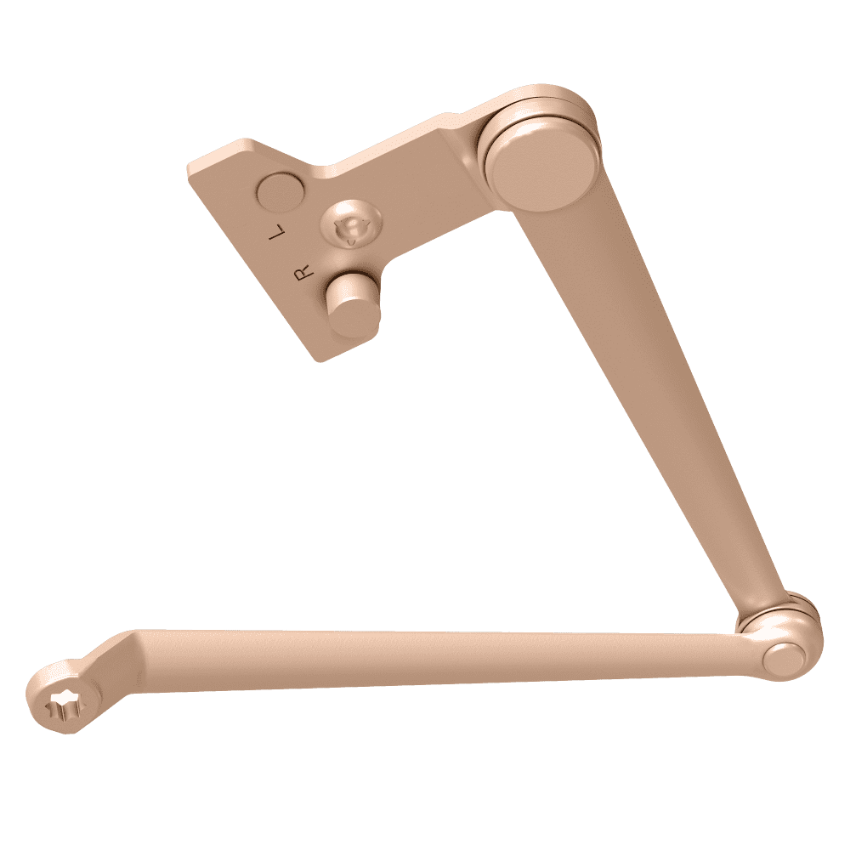 lcn 1460-3077scns spring cush-n-stop arm light bronze ltbrz