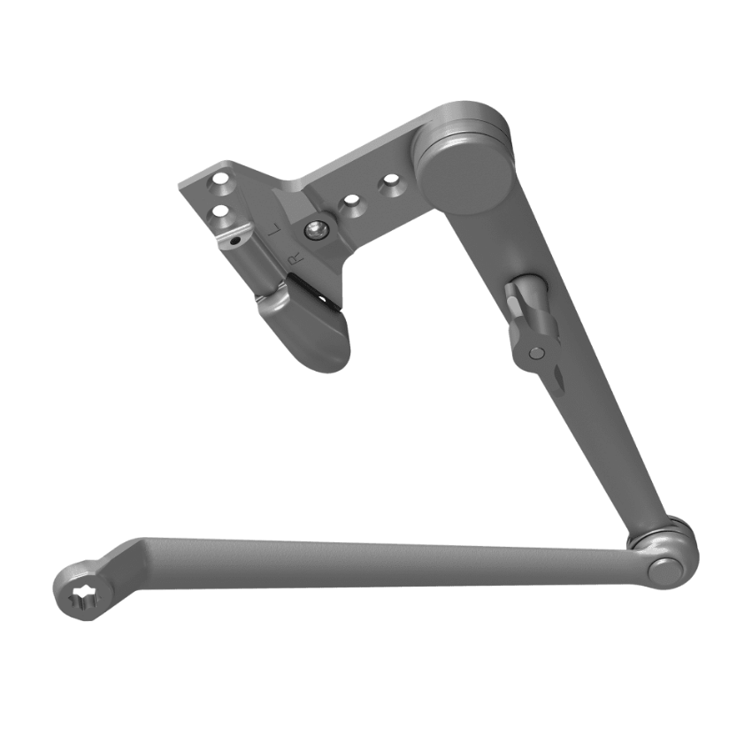 lcn 1460-3049scns aluminum spring hold open cush-n-stop arm