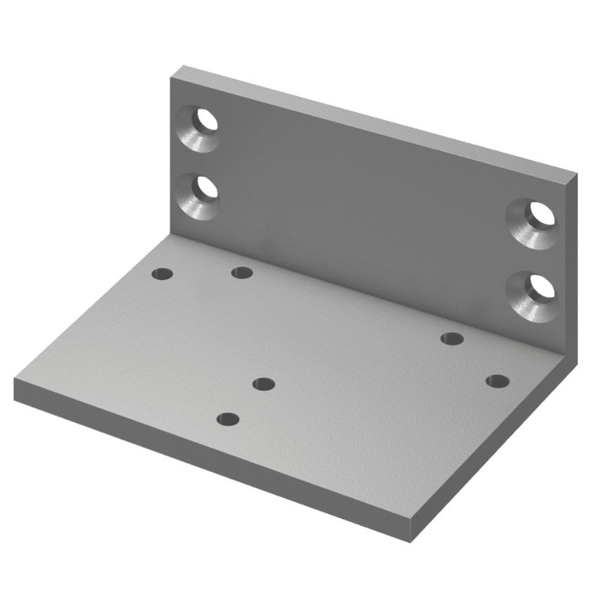 lcn 1460-419 pa flush panel adapter 689 aluminum