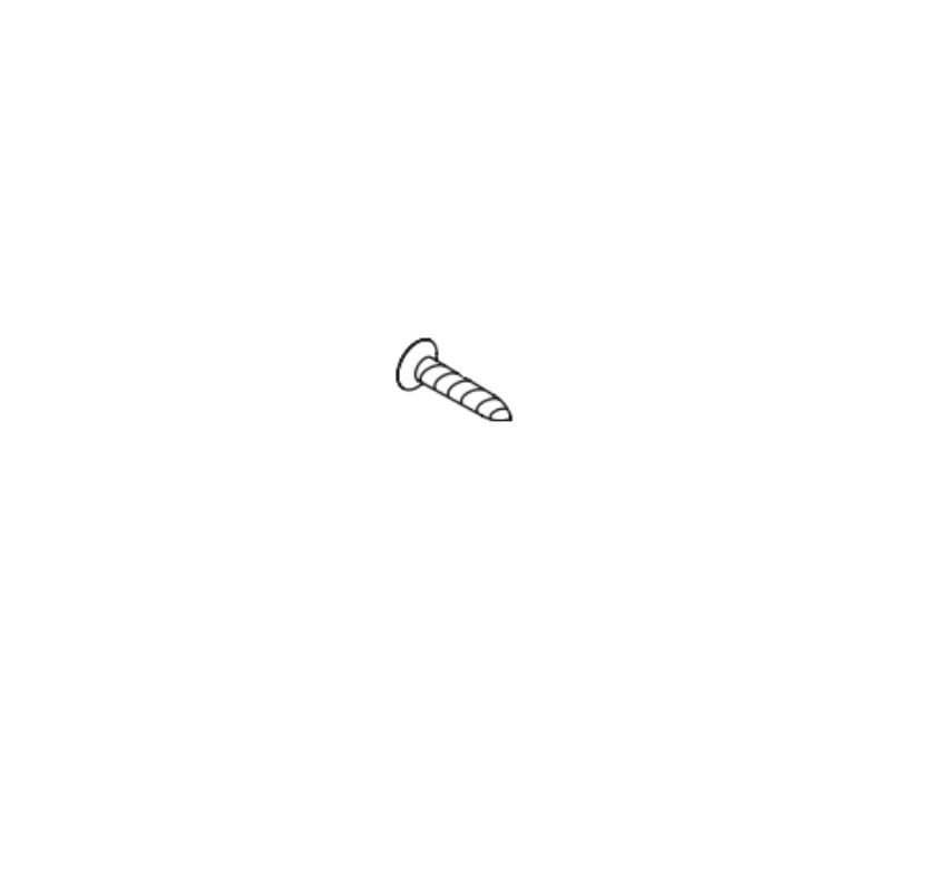 Picture of 024416-012 Latch and Strike Screw, 8-32 x 3/4" Combo