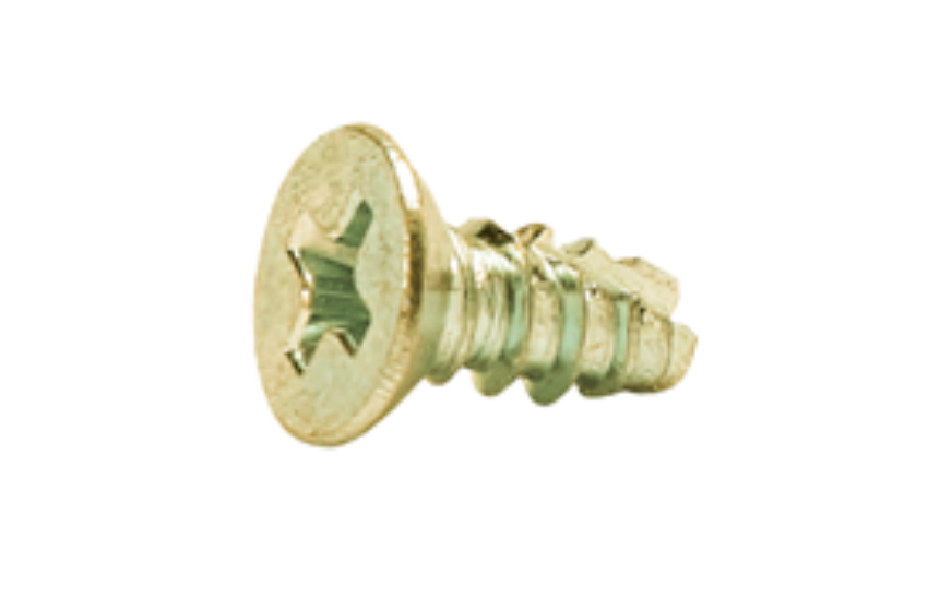 Von Duprin 900892 center case cover screws in US4 Satin Brass finish (4 pack) for 98, 99, 33A, and 35A series devices