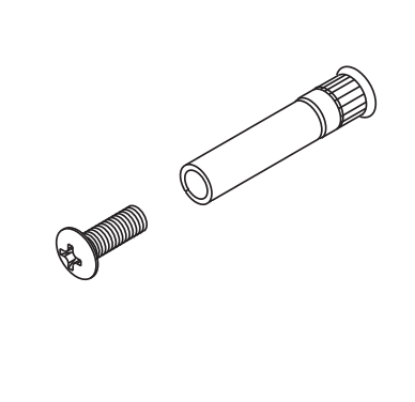 Picture of 650320, 19 Series End Cap Bracket, with Sex Nut Bolts