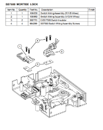 SS7500 Mortise Lock SS7500 Mortise Lock