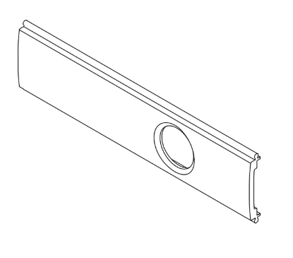 Picture of 650116, 24 Series CD Channel Cover Plate 4'