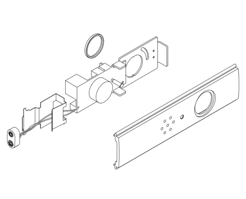 Picture of 650163, 24 Series Exit Alarm (EA) Kit 3'