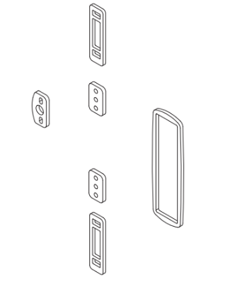 Picture of 650108, 25 Series Shim Kit, SVR Devices up to 8 Ft. Doors