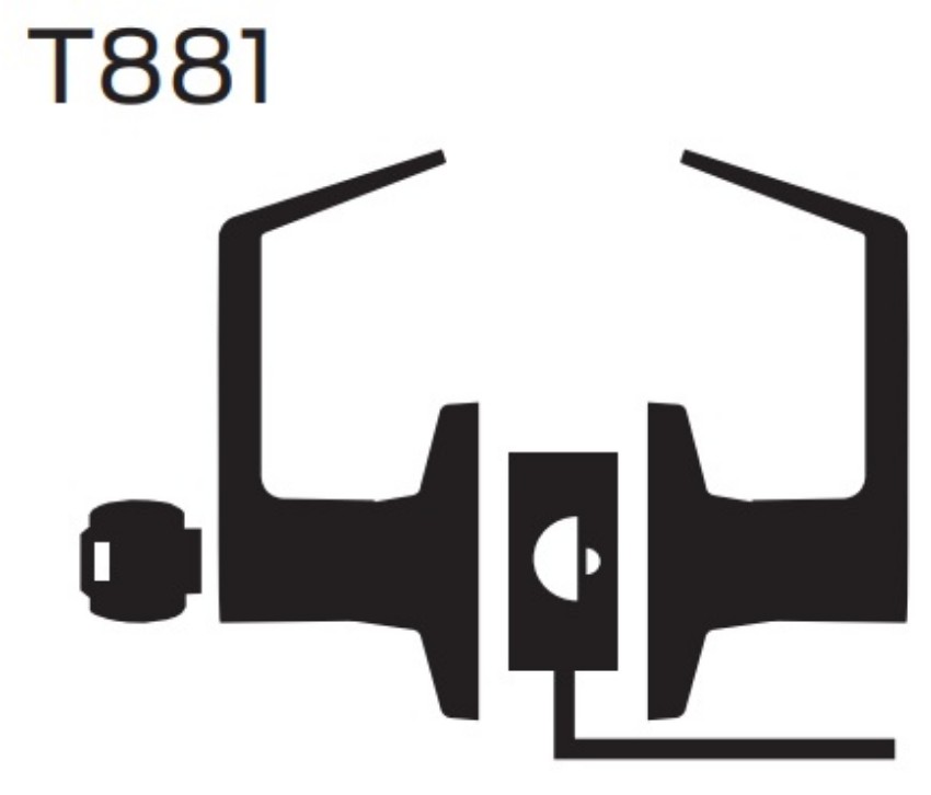 Picture of T881 - Storeroom lock (electrified – fail secure)