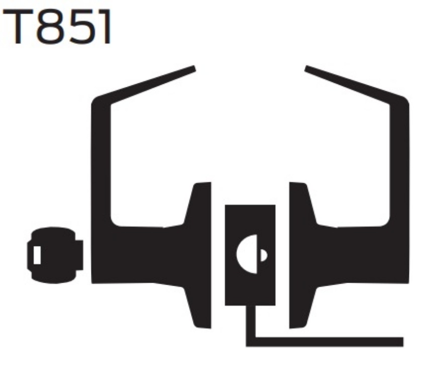Picture of T851 - IC Storeroom lock (electrified – fail safe)