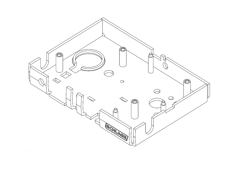 Picture of L283-112 Basic Lock Case for L9000 Series