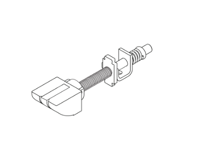Picture of XL11-422 Solid latchbolt (nylon insert), for use with electric strikes