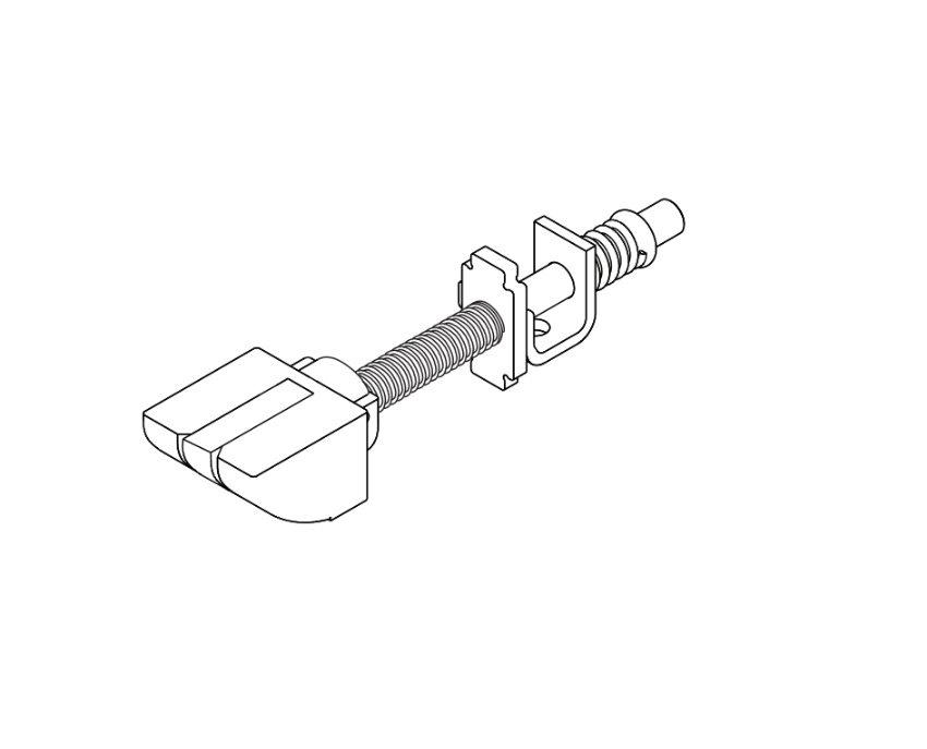 Picture of XL11-422 Solid latchbolt (nylon insert), for use with electric strikes