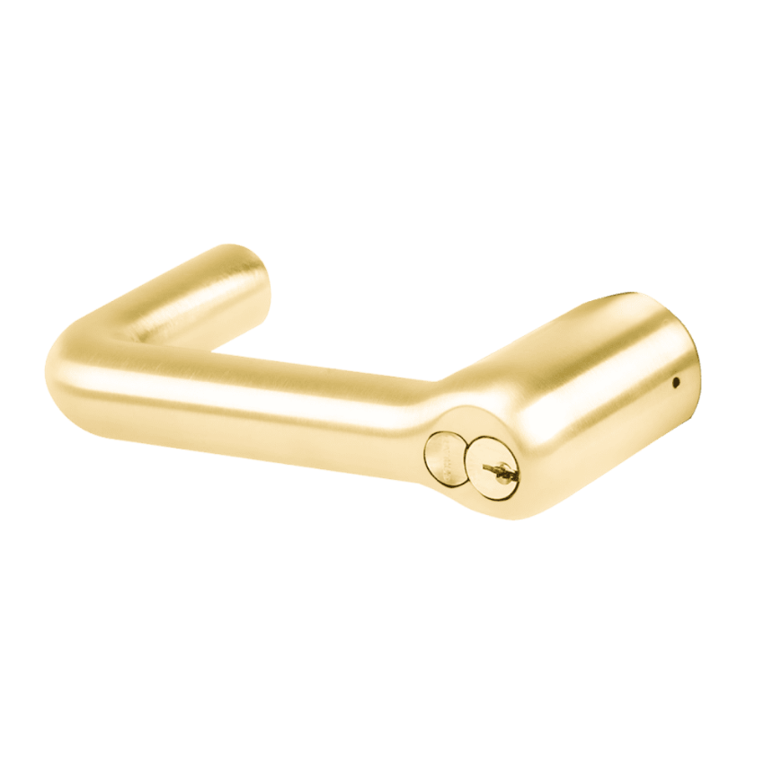 schlage 03-266-tlr tubular lever corbin russwin fsic less core 605 bright brass