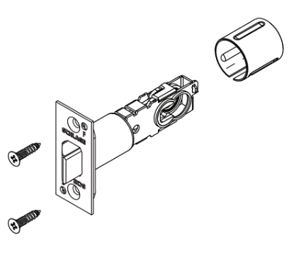 Picture of 16-260 Deadlatch, Dual Option Square/Round, 1 x 2-1/4 Inch