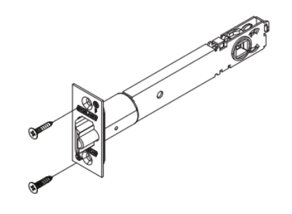 Picture of 16-132 Deadlatch, Square corner, 1-1/8" x 2-1/4", 5" Backset