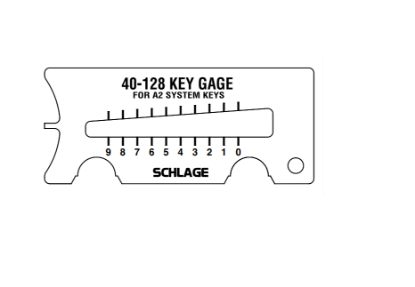Picture of 40-128 Key Gauge, A2 System
