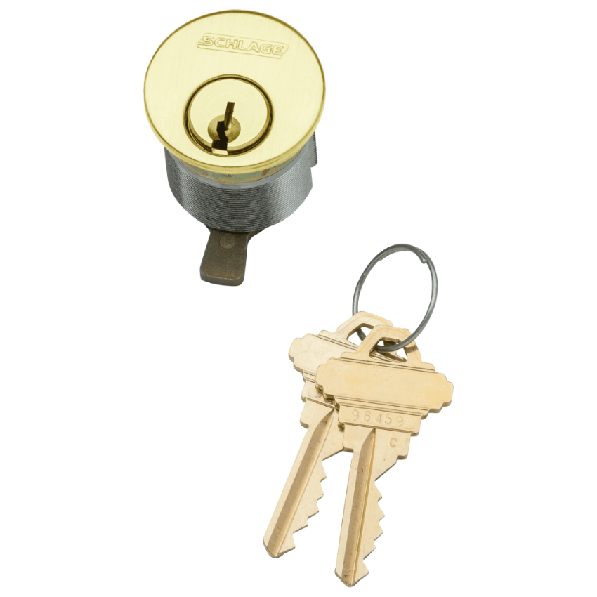 Picture of 26-021 Mortise Cylinder with compression spring