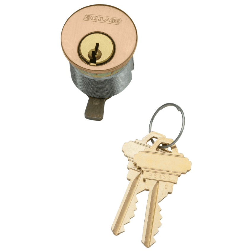 Picture of 26-021 Mortise Cylinder with compression spring