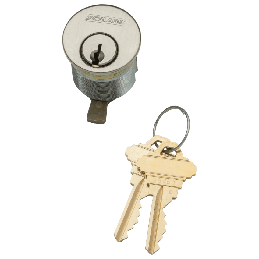 Picture of 26-021 Mortise Cylinder with compression spring