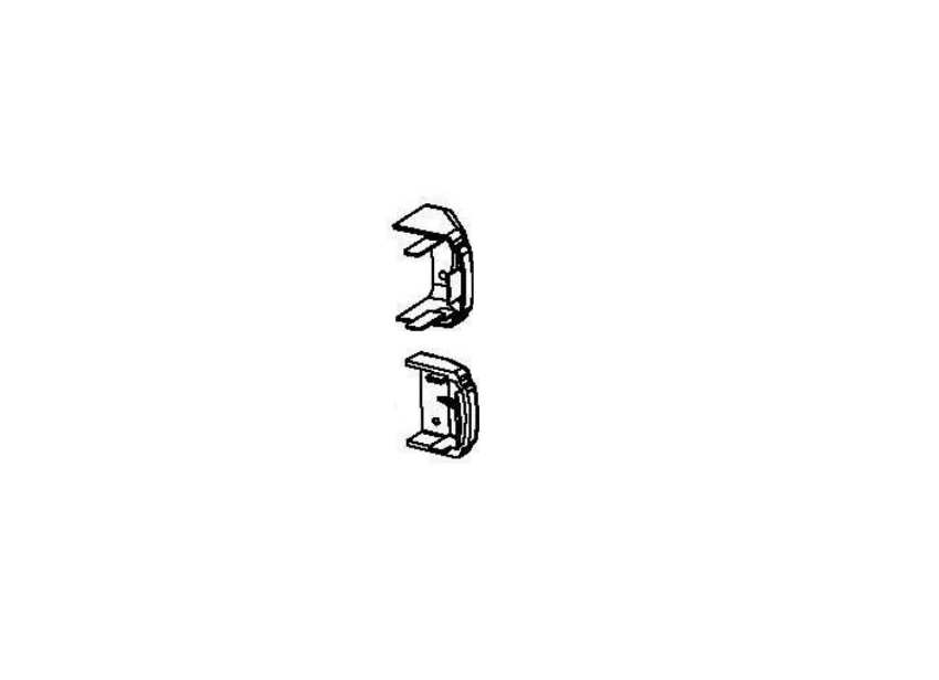 Detex 101642-9 EC1 Ramped Stainless Steel Endcap 630 Genuine OEM Replacement