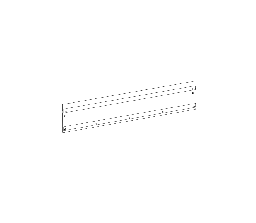 Picture of 12515-2 Hanger plate, AO19, 38" long,  Bronze
