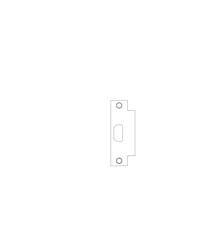Picture of 47267101 ANSI, no box, 1-1/4" x 4-7/8"