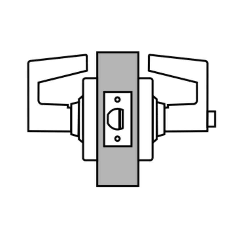 Picture of ND40 IND OS Bath/Bedroom Privacy with Outside Indicator