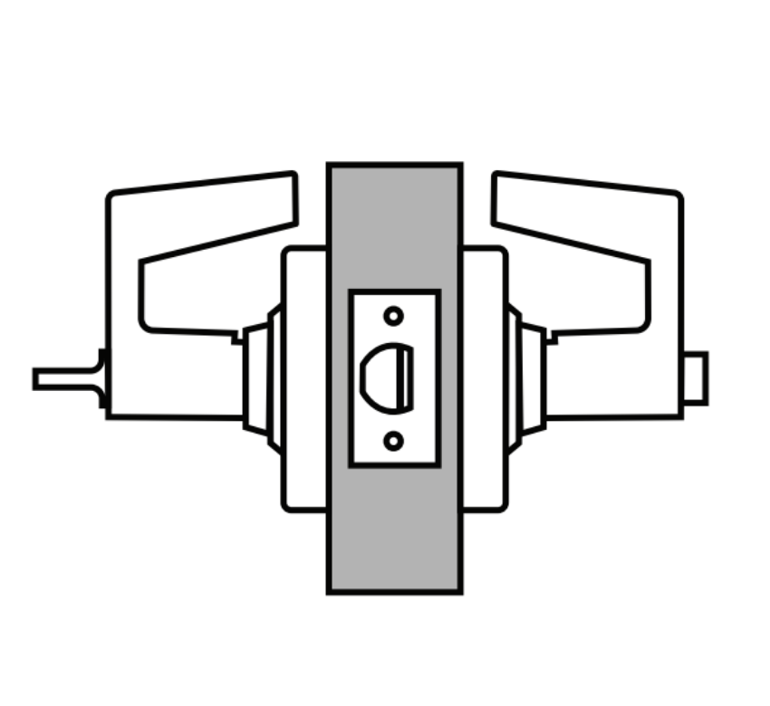 Picture of ND44 Hospital privacy lock