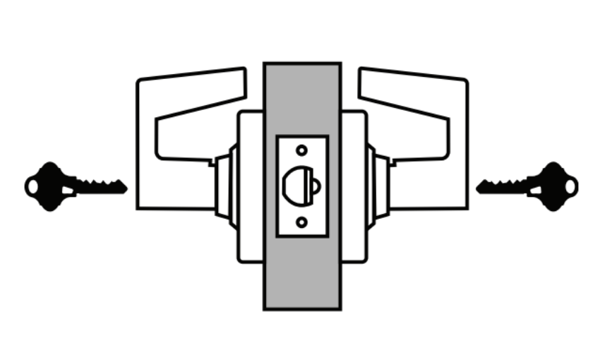 Picture of ND78 Classroom security lock(180-degree lockdown)