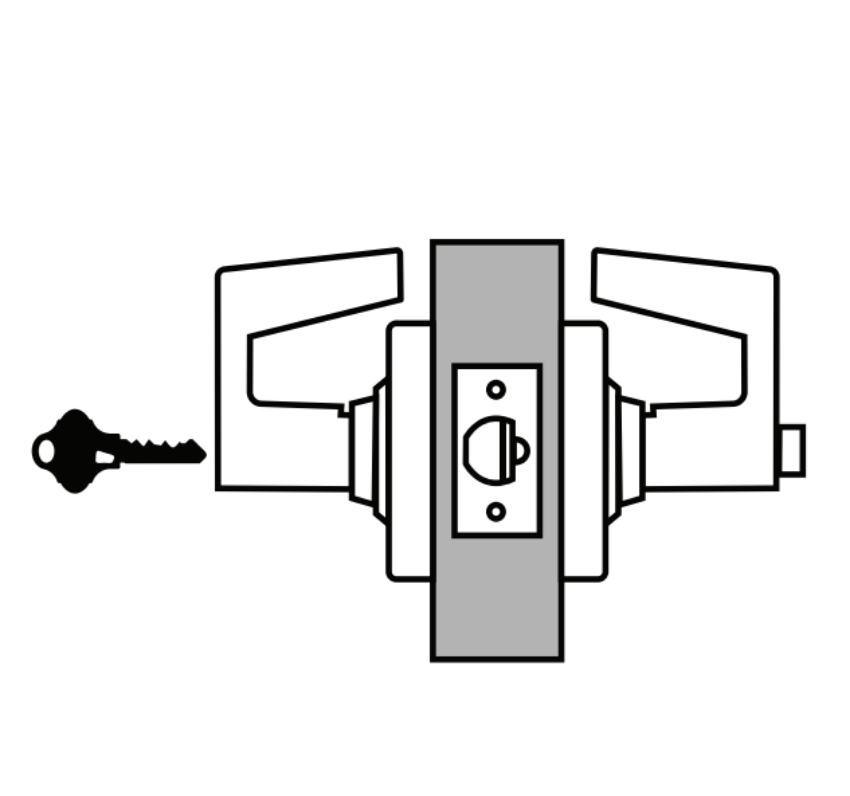 Picture of ND52 Keyed Privacy Lock