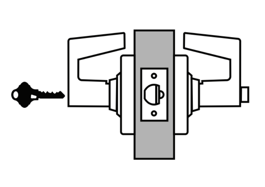 Picture of ND91 Vandlgard entrance/office lock