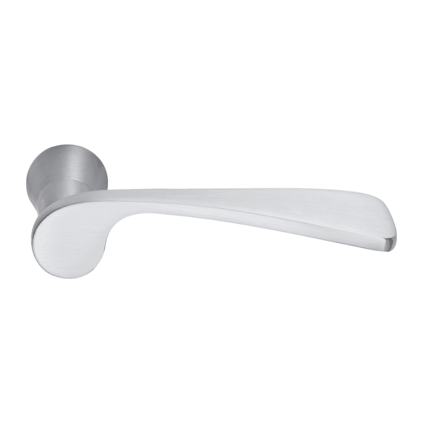 Schlage 09-506 Merano Outside Lever with Rose for L Series 626 Satin Chrome