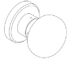 Picture of 09-506 Outside Lever/Knob with Rose for L Series